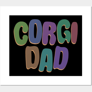 Corgi Dad Posters and Art